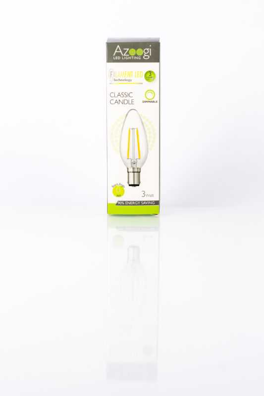 Candle LED 3 Watt B15 Dimmable