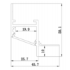 Corner Recessed Wall Washer Dimensions