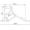 Trimless Wall Washer Dimensions